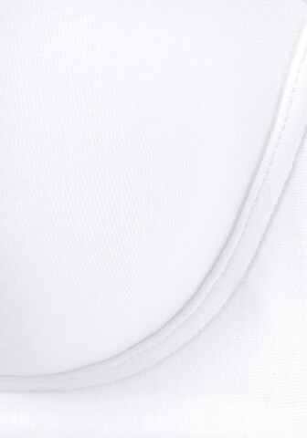 PETITE FLEUR Regular PETITE FLEUR T-Shirt-BH in Weiß
