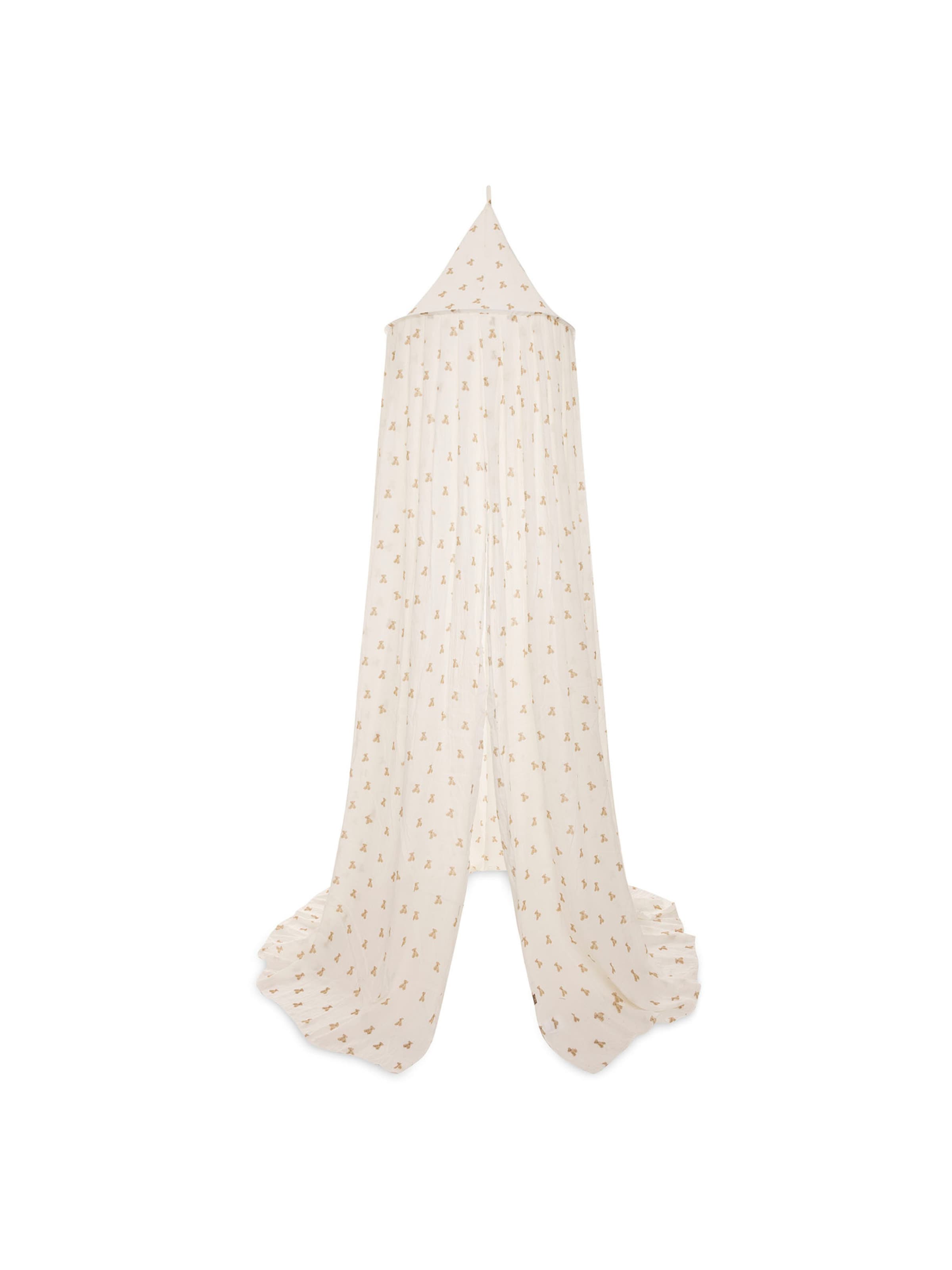 Jollein Baldachin 'Mini Teddy Bear' in Beige: Vorderseite