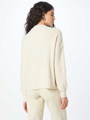 Fransa Sweater in White