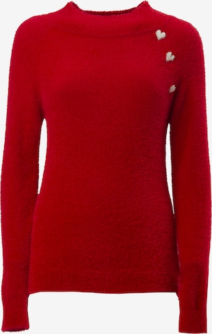 Influencer Pullover in Rot: predná strana