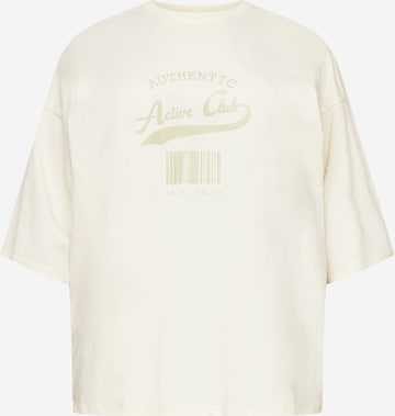 Public Desire Curve T-Shirt in Beige: predná strana