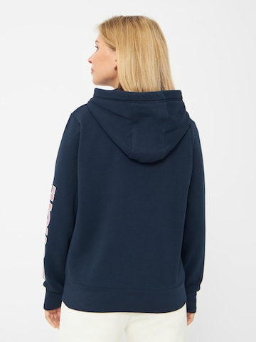 BENCH Sweatjacke 'DARCINE' in Blau