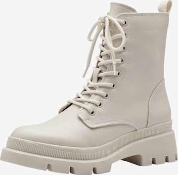 Bottines à lacets TAMARIS en blanc : devant