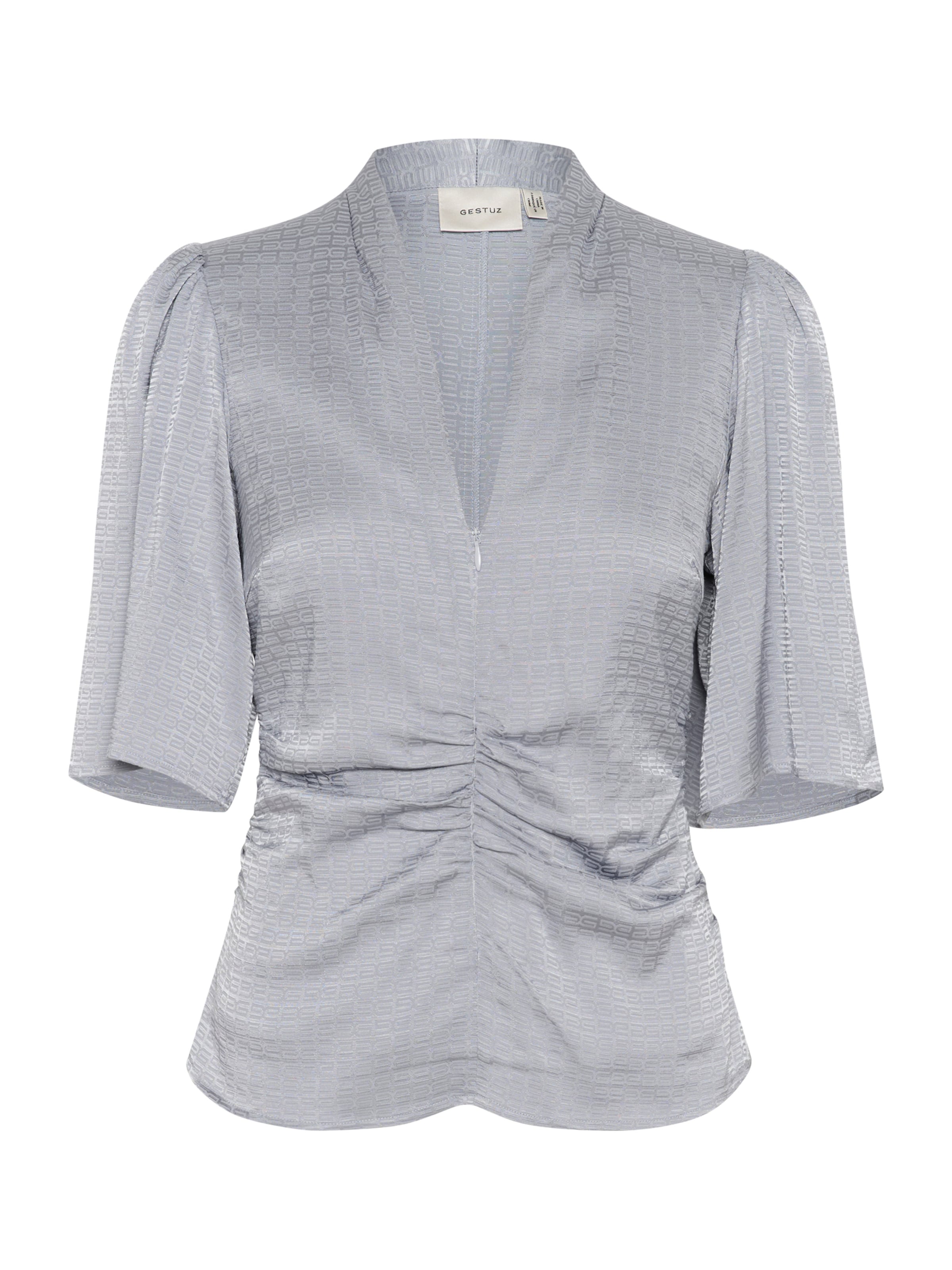 Gestuz - Blusa 'Bianca' en azul: frente