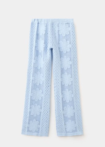 MANGO Regular Pants 'Daisy' in Blue