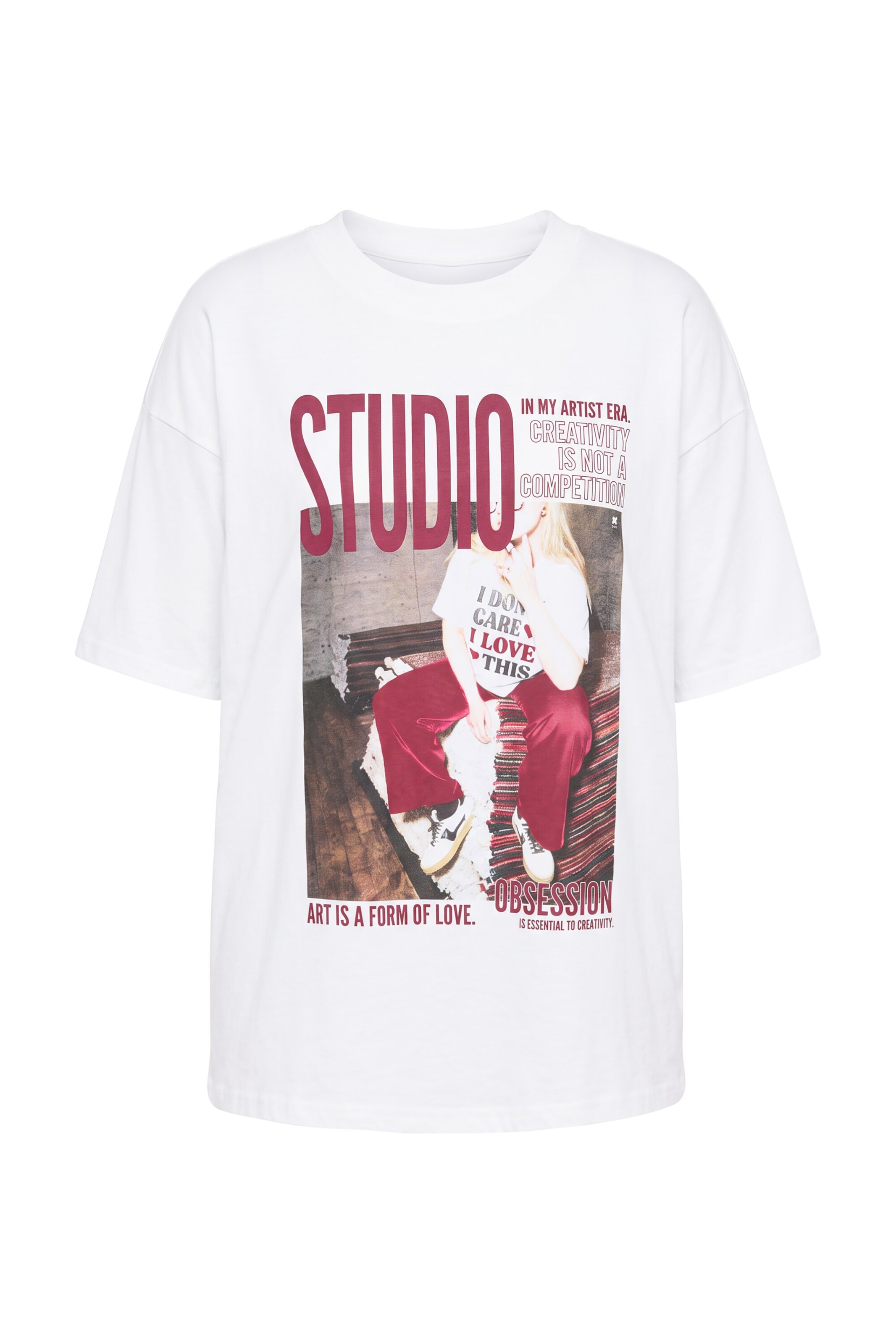 Studio Untold Shirt in Weiß: Vorderseite
