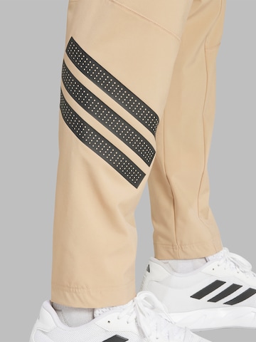 Coupe slim Pantalon de sport 'Gym+' ADIDAS PERFORMANCE en beige