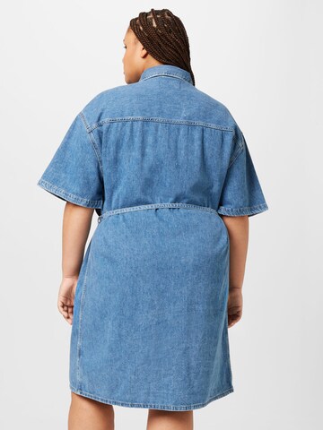 Calvin Klein Jeans Curve Kleid in Blau