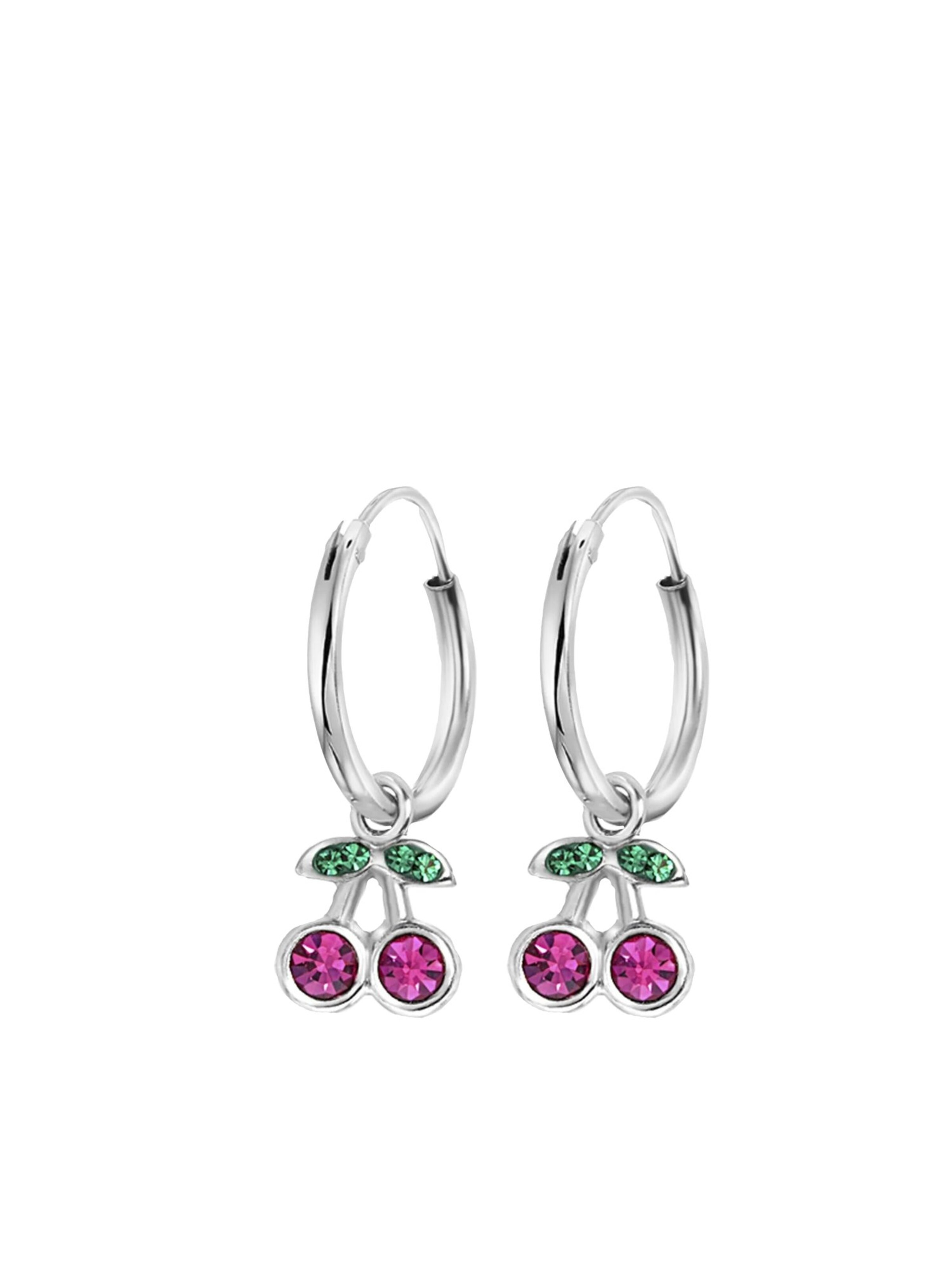 Lucardi Earrings 'Statement' in Silver: front