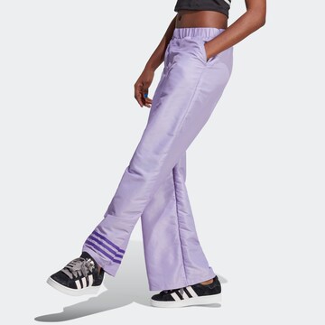 ADIDAS ORIGINALS Wide leg Trousers in Purple