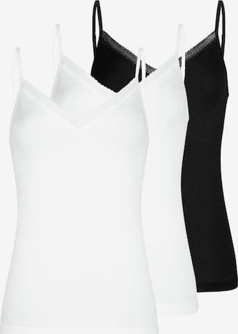Mey Unterhemd 'Modal Lace' in Silber: Vorderseite
