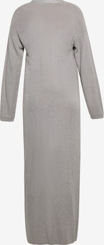 NAEMI Knitted Coat in Grey