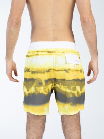 Spyder Athletic Swim Trunks in Yellow