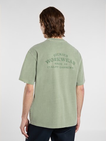 T-Shirt 'Christiana GD' DICKIES en vert : devant