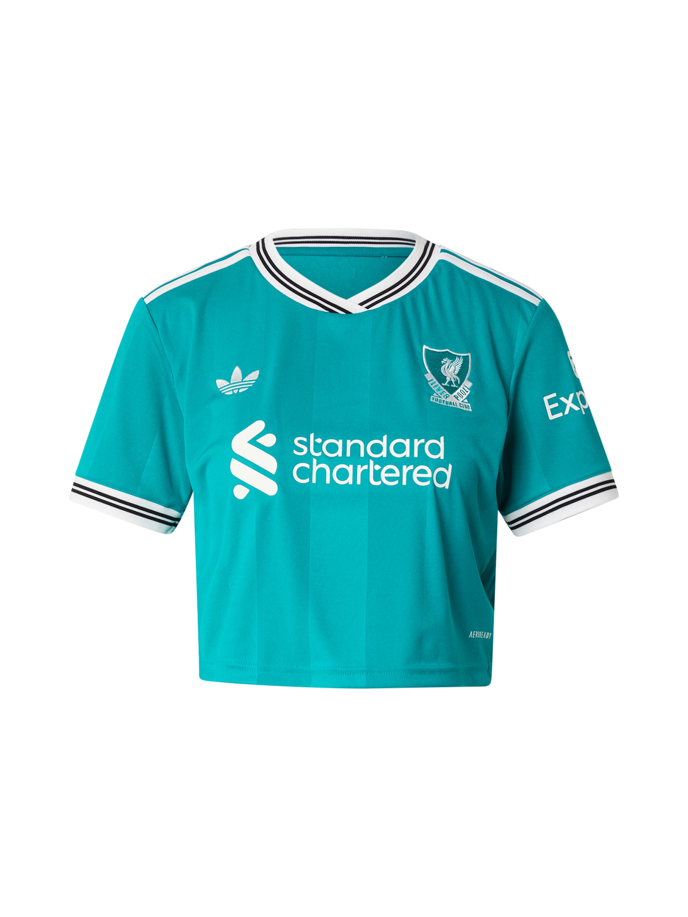 ADIDAS PERFORMANCE Λειτουργικό μπλουζάκι 'LFC 3' σε πράσινο: μπροστά