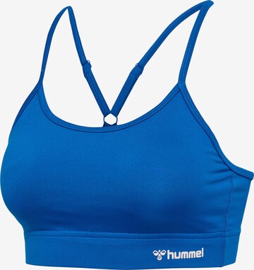 Hummel Bustier Sport bh 'Chipo' in Blauw