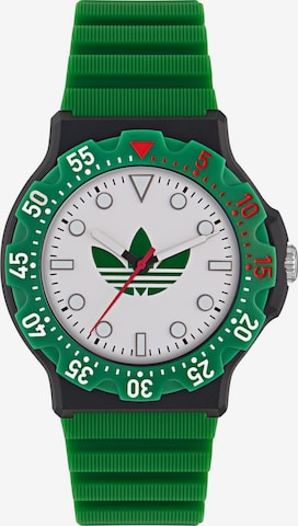 ADIDAS ORIGINALS Analog watch 'Discoverer Two' in Green: front