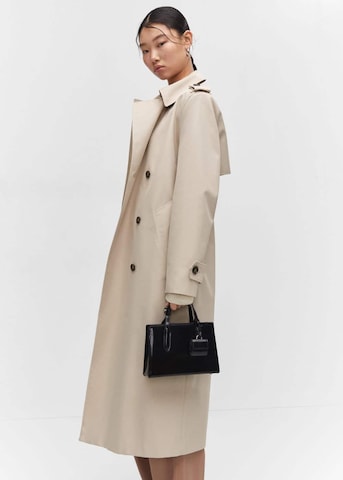 MANGO Between-Seasons Coat 'Chicago' in Beige