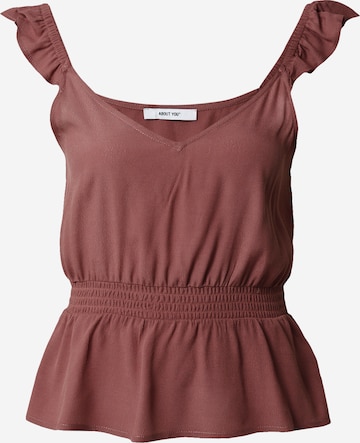 ABOUT YOU Top 'Lillian' in Pink: front