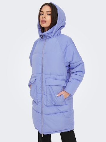 ONLY Zimní kabát – fialová