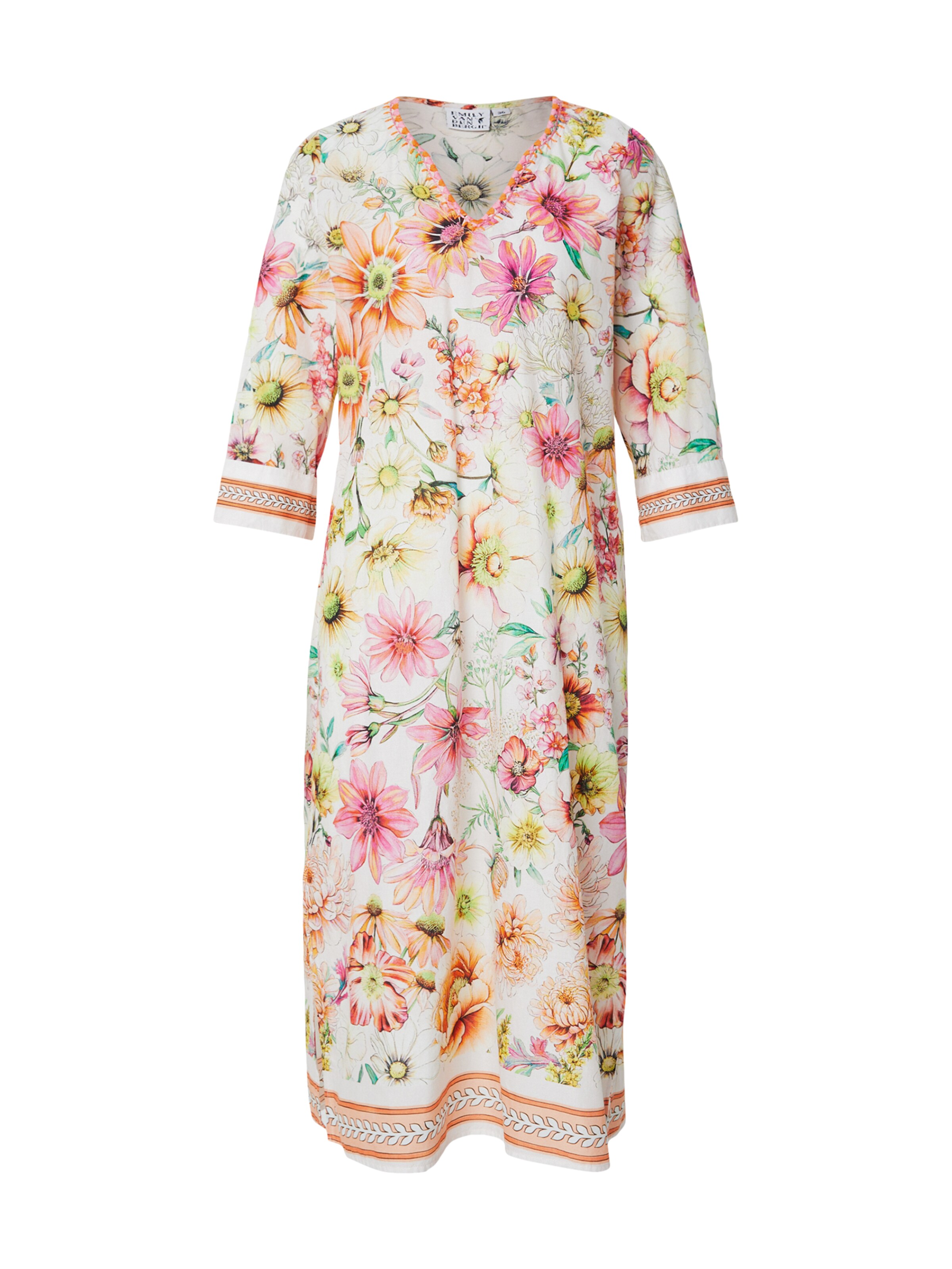 Emily Van Den Bergh Платье в Белый: спереди