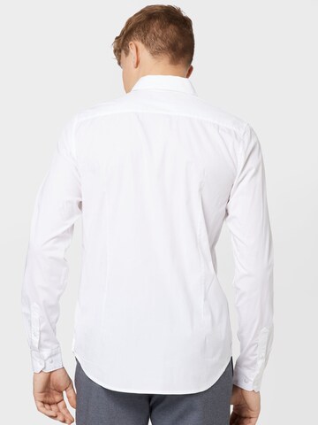 Petrol Industries Slim fit Button Up Shirt 'Essential' in White