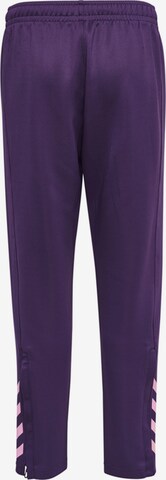 Coupe slim Pantalon de sport Hummel en violet