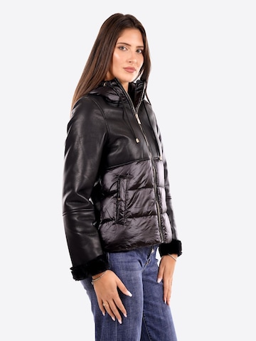 Yes Zee Winterjacke 'Piumino' in Schwarz