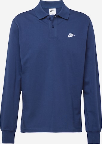 T-Shirt 'CLUB' Nike Sportswear en bleu : devant