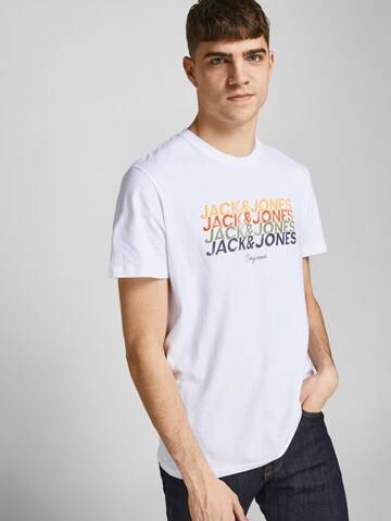 JACK & JONES Tričko 'Brady' – bílá