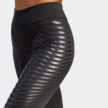 Skinny Pantalon de sport 'Techfit Control x RHEON' ADIDAS PERFORMANCE en noir