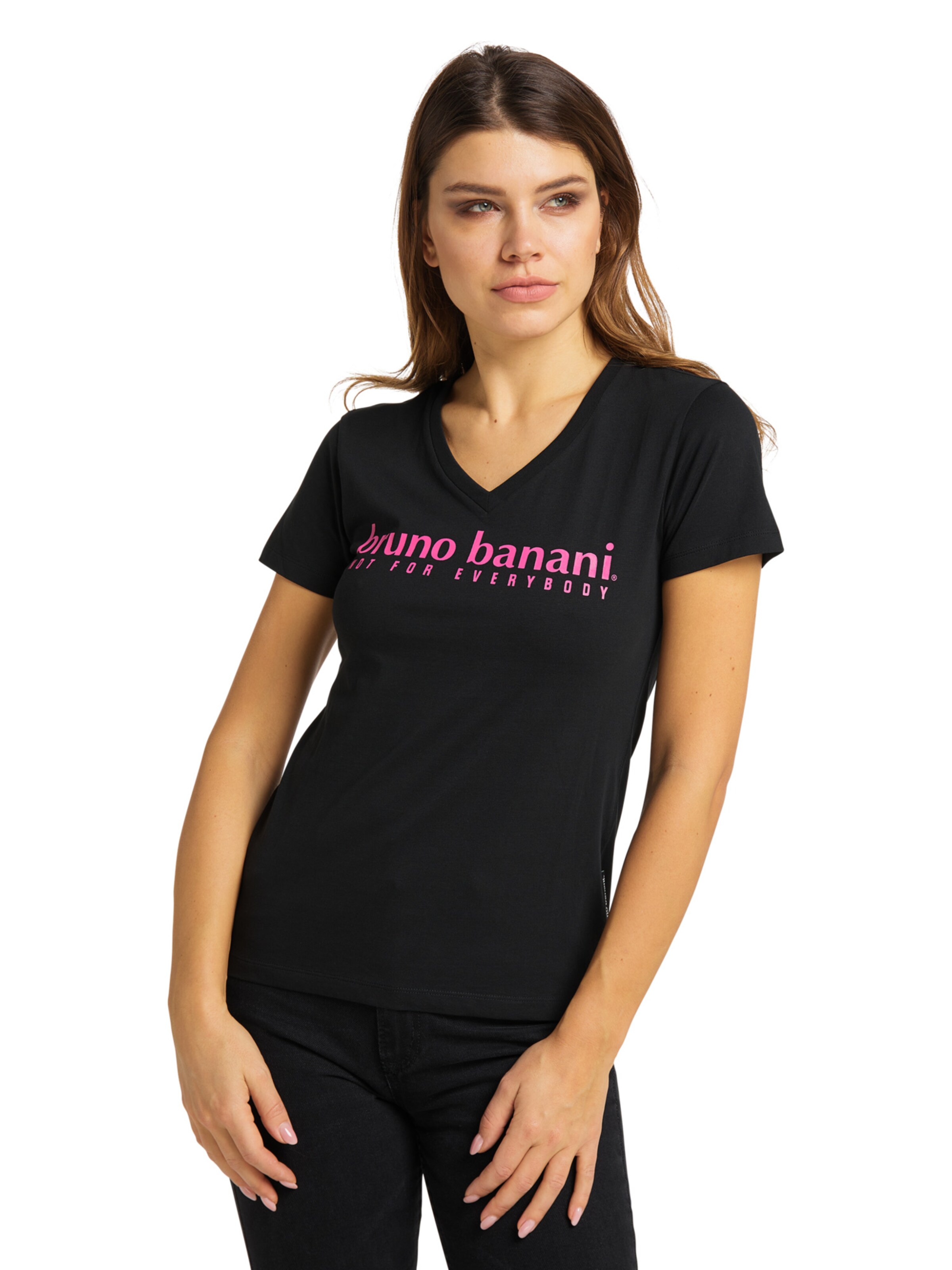 Bruno Banani T-Shirt 'AYALA' in Schwarz: Vorderseite