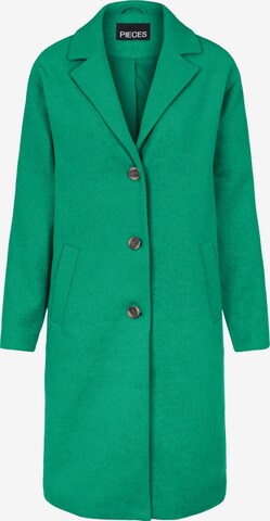 PIECES Between-Seasons Coat 'Alice' in Green: front
