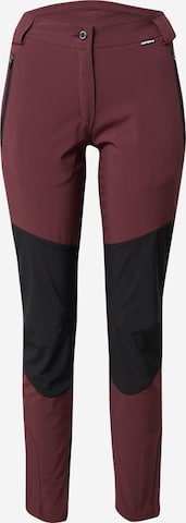 Pantalon de sport 'DORAL' ICEPEAK en rouge : devant