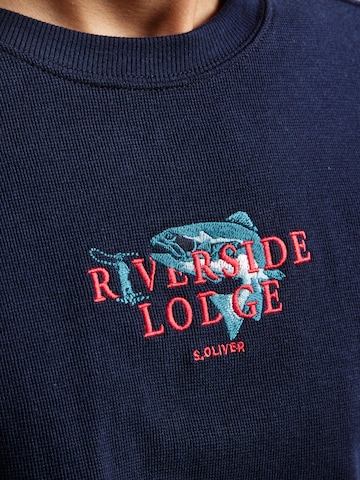 T-Shirt s.Oliver en bleu