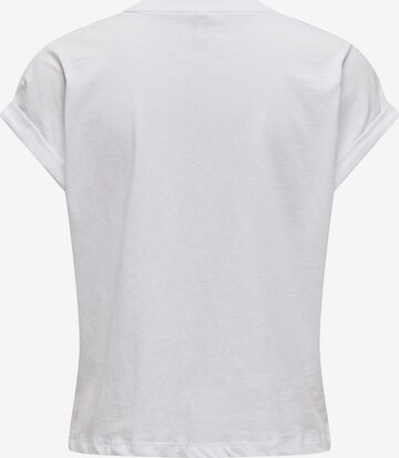 ONLY - Camiseta 'DORIS' en blanco