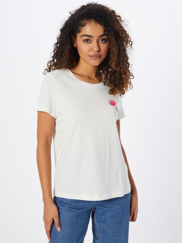 VERO MODA T-Shirt 'GROFRANCIS' in Weiß: predná strana