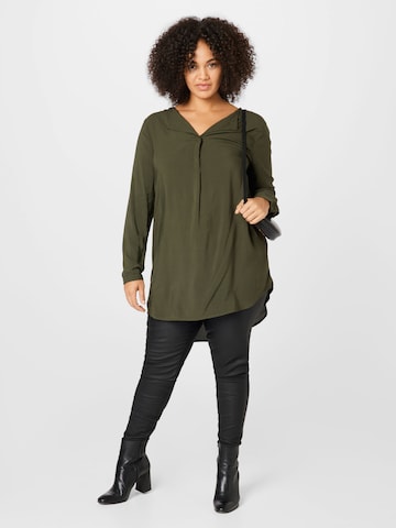 ABOUT YOU Curvy Blouse 'Mary' in Green