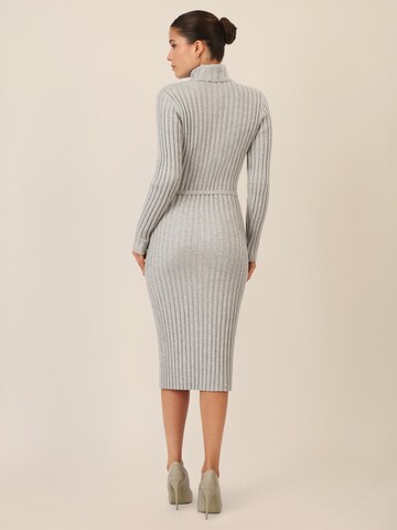 APART Knitted dress in Grey