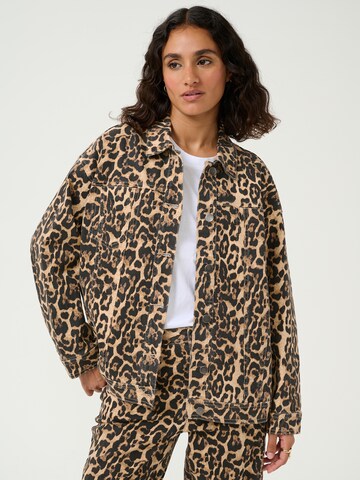 Kaffe Tussenjas 'Leonora' in Beige: voorkant