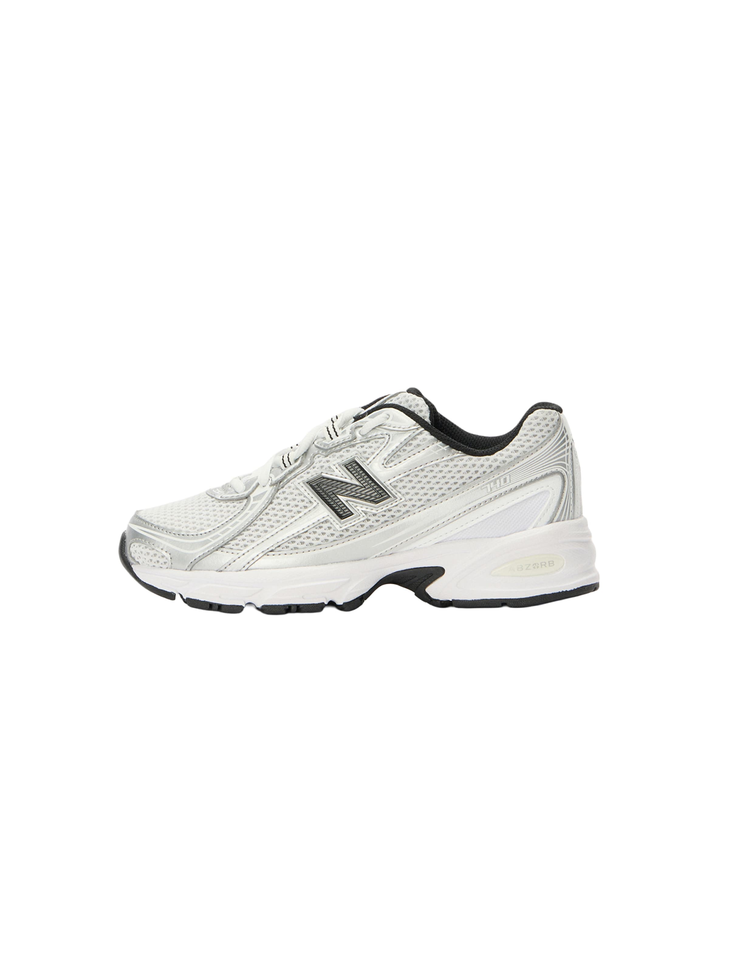 new balance Σνίκερ '740' σε ασημί: μπροστά