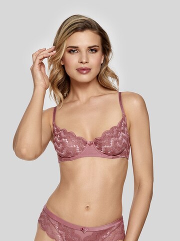 Marc & André T-shirt Bra in Pink: front