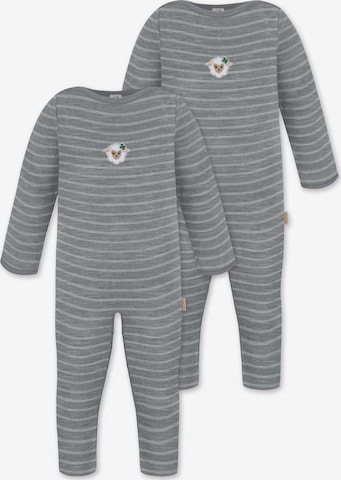 Barboteuse / body 'Tangoio' normani en gris : devant