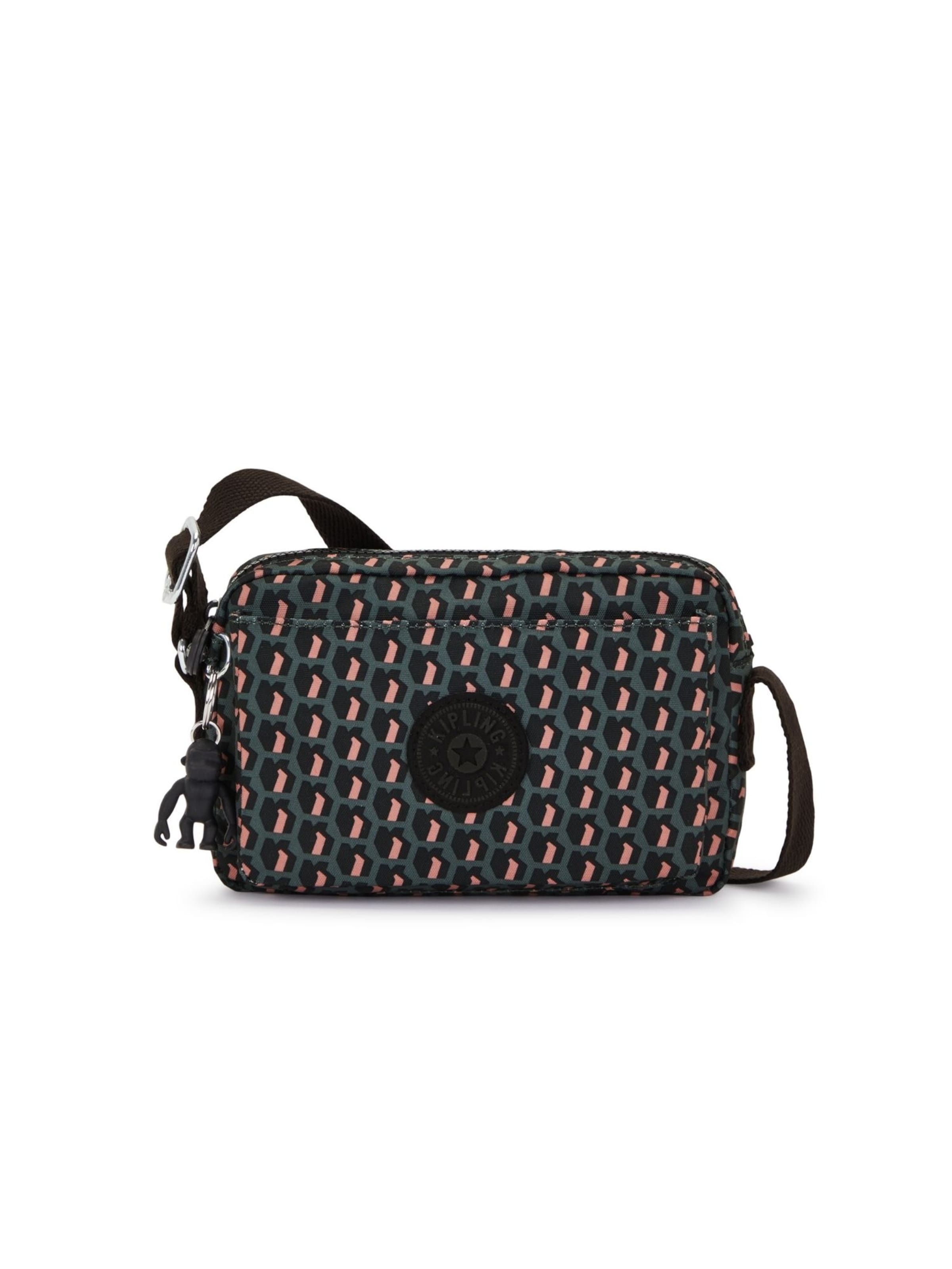 KIPLING Чанта с презрамки 'Abanu' в зелено: отпред