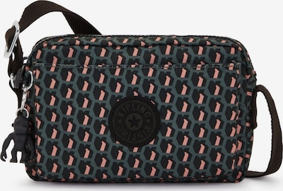 KIPLING Sac à bandoulière 'Abanu' en vert foncé / rose / noir, Vue avec produit