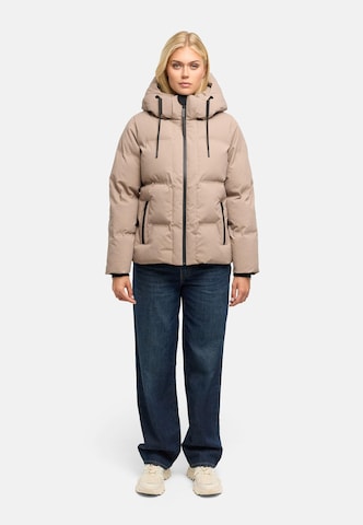 NAVAHOO Winterjas 'Wolkentanz XIV' in Beige