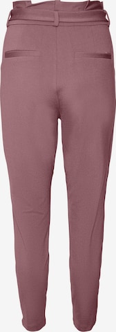 VERO MODA Slim fit Pleat-Front Pants 'EVA' in Pink