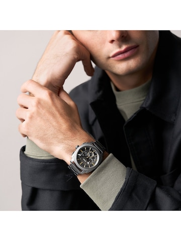 FOSSIL Analoguhr in Grau: Vorderseite