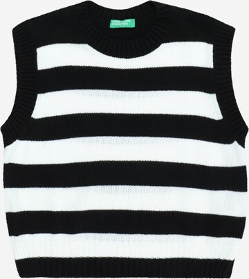 UNITED COLORS OF BENETTON Vest in Black: front