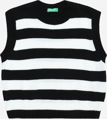 UNITED COLORS OF BENETTON Vest in Black: front